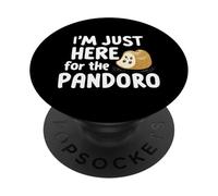 I'm Just Here for the Pandoro Italian Christmas Cake PopSockets Adhesive PopGrip