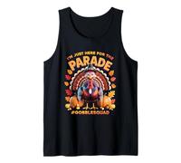 Im Just Here for The Parade Gobble Squad Turkey Thanksgiving Tank Top
