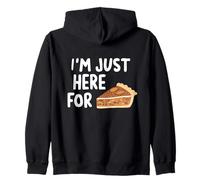 I'm Just Here for the Pecan Pie Southern Dessert Recipe Zip Hoodie