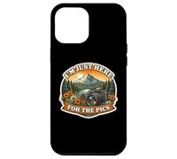 I'm Just Here For The Pics Photographer Influencer Hiker Fun Case for iPhone 12 Pro Max