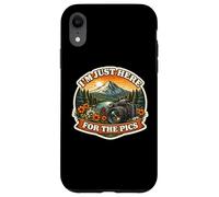 I'm Just Here For The Pics Photographer Influencer Hiker Fun Case for iPhone XR