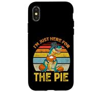 I'm Just Here for the Pie Funny Thanksgiving Boys Girls Kids Case for iPhone X/XS