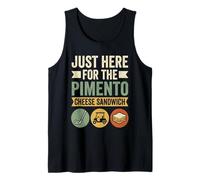 I'm Just Here for the Pimento Cheese Sandwich Golf Humor Tank Top