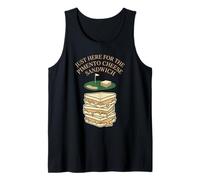 I'm Just Here for the Pimento Cheese Sandwich Golf Humor Tank Top