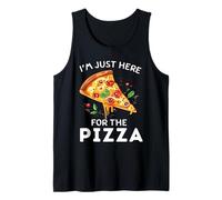I'm Just Here for The Pizza | Funny Cute Food Lover Tank Top