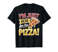 I'm Just Here for The Pizza Funny Pepperoni Slice T-Shirt
