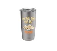 I'm Just Here for The Popcorn Funny Food Lover Stainless Steel Insulated Tumbler