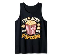 I'm Just Here for The Popcorn Funny Watching Movies Popcorn Tank Top