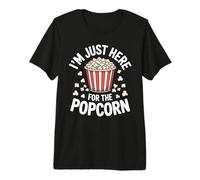 I'm Just Here for The Popcorn Movie Night Snack Premium T-Shirt