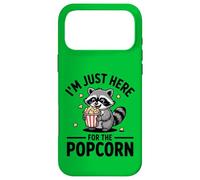 I'm Just Here For The Popcorn Raccoon Trash Panda Case for iPhone 17 Pro Max
