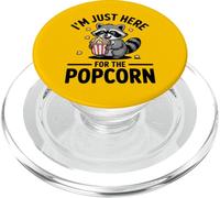 I'm Just Here For The Popcorn Raccoon Trash Panda PopSockets PopGrip for MagSafe