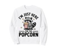 I'm Just Here For The Popcorn Raccoon Trash Panda Sweatshirt