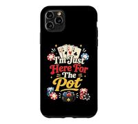 I'm Just Here For The Pot Funny I Play Craps Poker Casino Case for iPhone 11 Pro Max