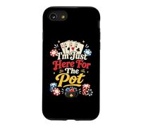 I'm Just Here For The Pot Funny I Play Craps Poker Casino Case for iPhone SE (2020) / 7/8
