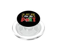 I'm Just Here For The Pot Poker Chips Gambling Casino PopSockets PopGrip for MagSafe