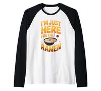 I'm Just Here for The Ramen Japanese Noodle Raglan Baseball Tee