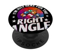 I'm Just Here For The Right Angle, Billiard Pool Player PopSockets Adhesive PopGrip