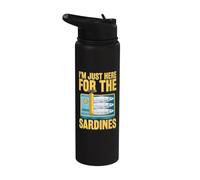 Im Just Here for The Sardines Stainless Steel Insulated Water Bottle