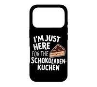Im Just Here for the Schokoladenkuchen German Chocolate Cake Case for iPhone 17 Pro