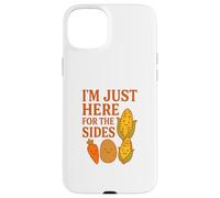 I'm Just Here for the Sides Vegan Vegetarian Thanksgiving Case for iPhone 15 Plus