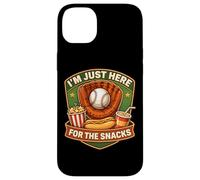 I'm Just Here For The Snacks Baseball Match Day Fan Funny Case for iPhone 14 Plus