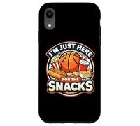 I'm Just Here For The Snacks Basketball Fan Match Day Funny Case for iPhone XR