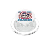 I'm Just Here For The Snacks Funny Drip Baseball USA America PopSockets PopGrip for MagSafe