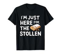 I'm Just Here for The Stollen German Holiday Bread Marzipan T-Shirt
