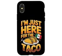 I'm Just Here For The Taco Funny Taco Tuesday Case for iPhone X/XS