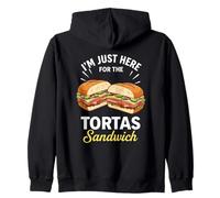 I'm Just Here For The Tortas Sandwich Zip Hoodie