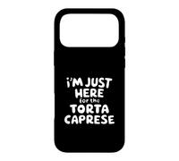 Im Just Here for the Torte Caprese Chocolate Italian Dessert Case for iPhone 17 Pro Max