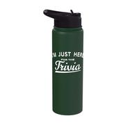 I'm Just Here for The Trivia - Fun Trivia Night Game Lover Stainless Steel Insulated Water Bottle