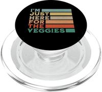 I'm Just Here for The Veggies Funny Vegetable Lovers PopSockets PopGrip for MagSafe