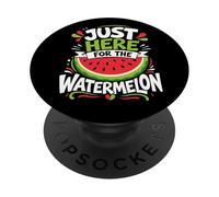 I'm Just Here for The Watermelon Funny Summer Melon Lover PopSockets Adhesive PopGrip