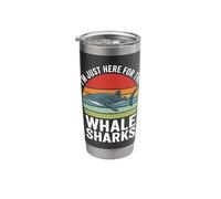 I'm Just Here for The Whale Sharks Stainless Steel Insulated Tumbler
