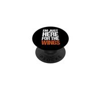 I'm Just Here For The Wings Funny BBQ Wings PopSockets Adhesive PopGrip