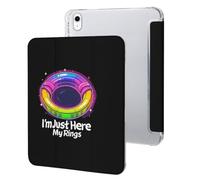 I'm Just Here to Close My Rings Tablet Case with Pen Holder Compatible with IPAD 10