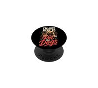 I'm Just Here to Pet the Dogs - Pug Mom PopSockets Adhesive PopGrip