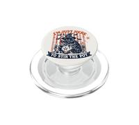 I'm Just Here To Stir The Pot Cat Spooky Season Halloween PopSockets PopGrip for MagSafe