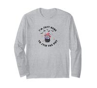 I'm Just Here to Stirring The Pot, Cute Cat, Halloween Z Long Sleeve T-Shirt