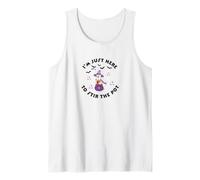 I'm Just Here to Stirring The Pot, Cute Witch, Halloween Tank Top
