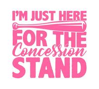 I'm just here Vinyl Wall Decals 54.6x59.8cm It Won't Fall Off Pink