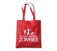 I'm Just Hunting Zombies Tote Shopping Bag 10 Litres Capacity 42 x 38cm