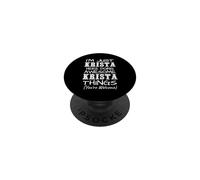 I'm Just Krista Here Doing Awesome Krista Things PopSockets Adhesive PopGrip
