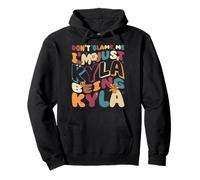 I'm Just Kyla Being Kyla Groovy Retro I'm Kyla Pullover Hoodie