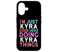 I'm Just Kyra Over Here Doing Kyra Things Name Case for iPhone 17