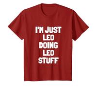 I'm Just Leo Doing Leo Stuff | Funny Men Boys Leo T-Shirt
