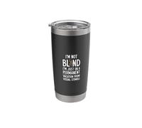 I'm Just On A Permanent Vacation from Visual Stimuli Stainless Steel Insulated Tumbler