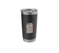 I'm Just On A Permanent Vacation from Visual Stimuli Stainless Steel Insulated Tumbler