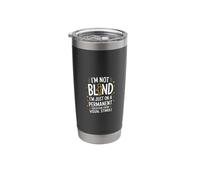 I'm Just On A Permanent Vacation from Visual Stimuli Stainless Steel Insulated Tumbler